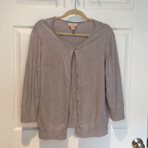 Loft XL light grey cardigan
